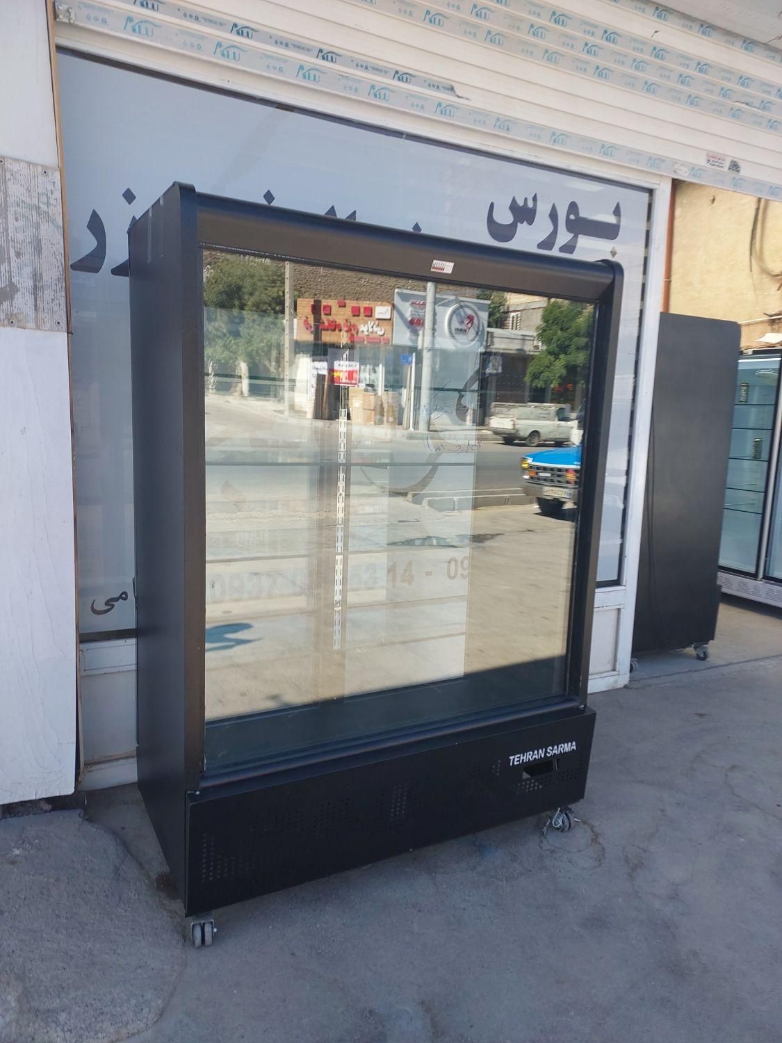 یخچال ۲طرف نما ایستاده داخل کامل استیل ویترینی|فروشگاه و مغازه|مشهد, فدک|دیوار