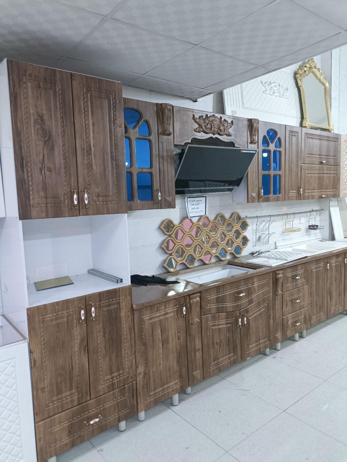 کابینت آماده ممبران ۵متری آنتیک|مصالح و تجهیزات ساختمان|تهران, دولتخواه جنوبی|دیوار