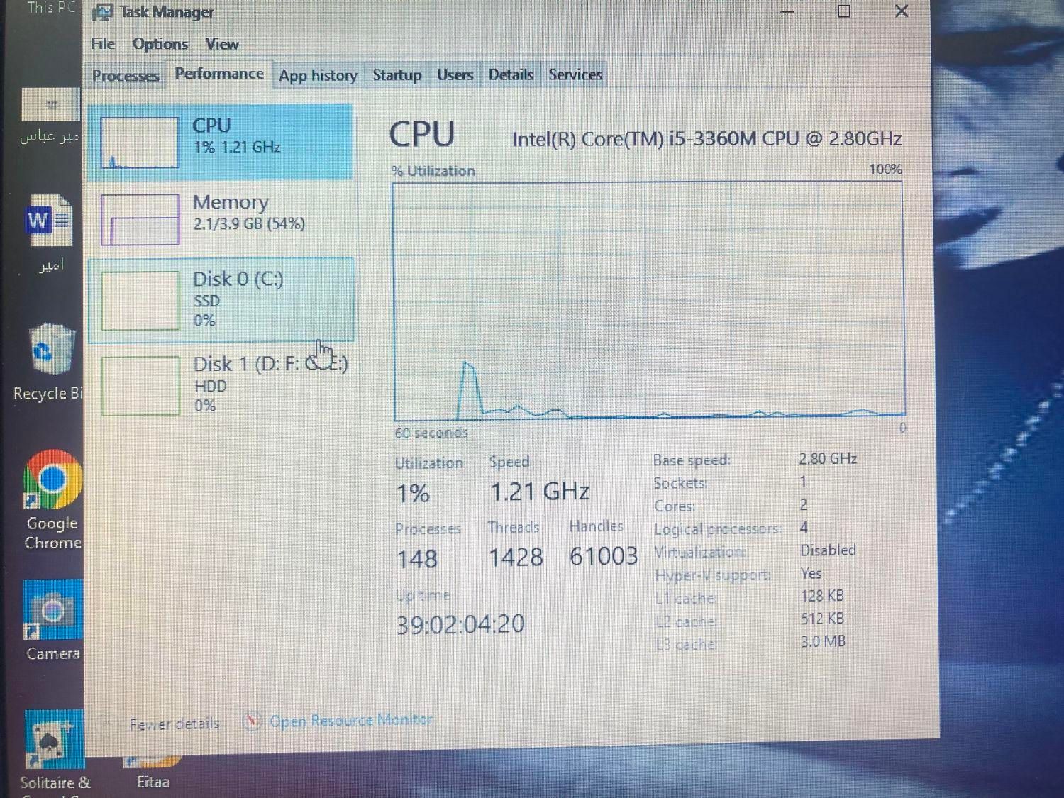 لپ تاپ  hp  مدل ۶۵۷۰probook|رایانه همراه|اصفهان, سعادت‌آباد|دیوار