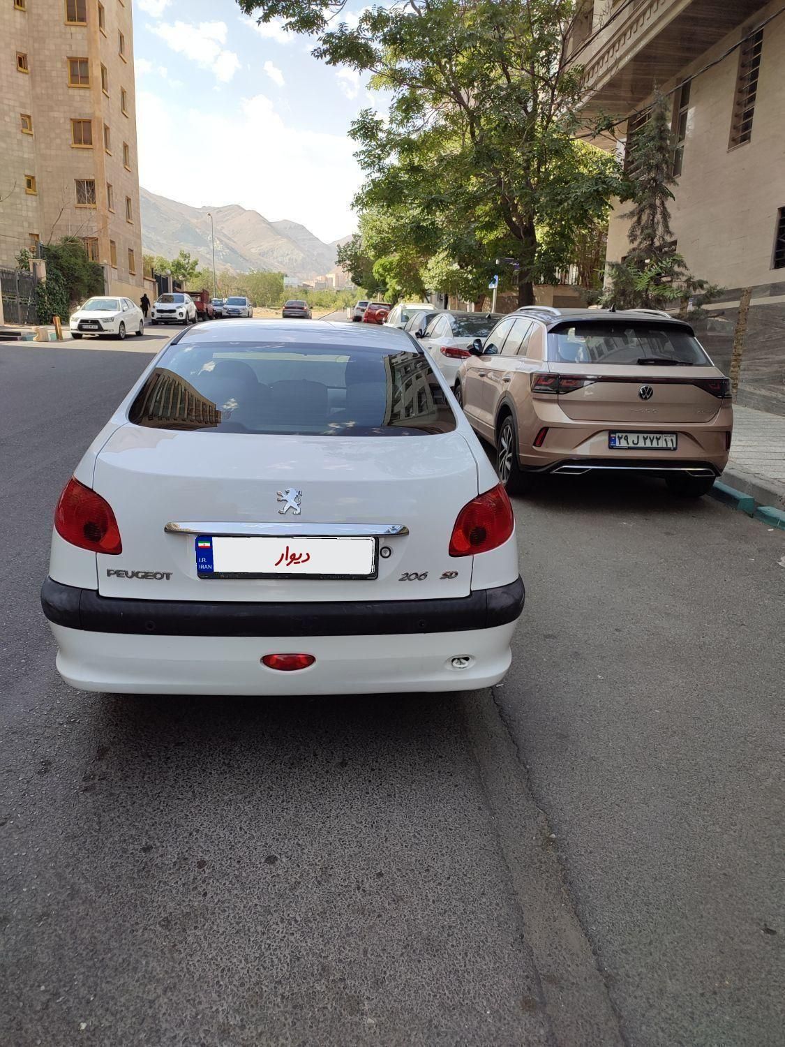 پژو 206 SD V8، مدل ۱۳۹۵.|خودرو سواری و وانت|تهران, تهرانپارس غربی|دیوار