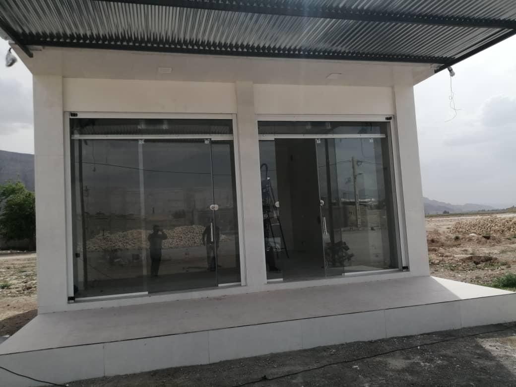 درب شیشه سکوریت + نصب|مصالح و تجهیزات ساختمان|داراب, |دیوار