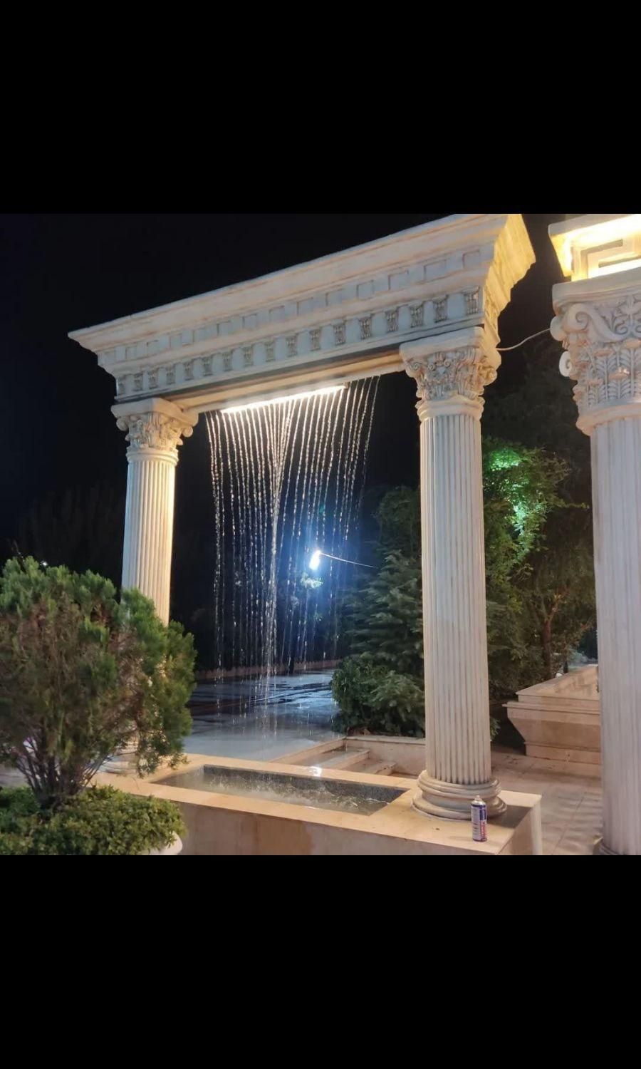 آلاچیق آرک ستون طاق  آبنما فایبرگلاس|مصالح و تجهیزات ساختمان|یزد, |دیوار