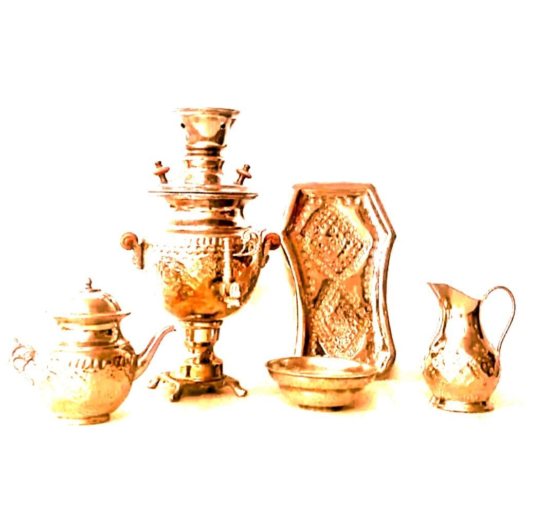 سماور دکوری برنجی قدیمی|کلکسیون اشیاء عتیقه|شهریار, |دیوار