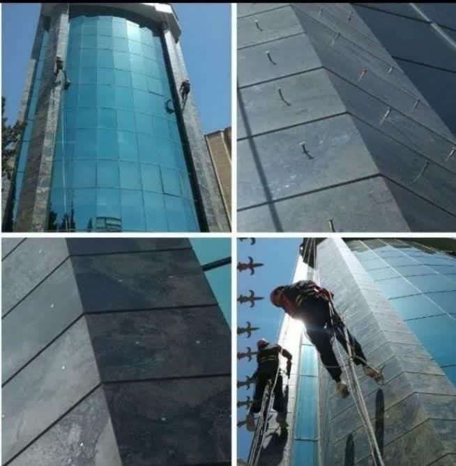پیچ ورولپلاک نما طناب کار در ارتفاع بندباز|خدمات پیشه و مهارت|کرج, چهارصد دستگاه|دیوار