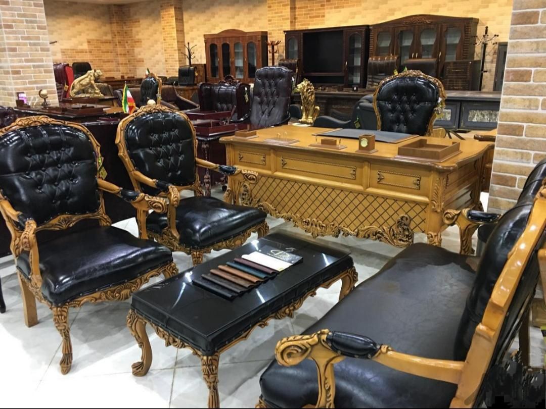 میز صندلی اریکا پنل بلند خودرنگ مدیریت|دفتر کار|اصفهان, ملاصدرا|دیوار