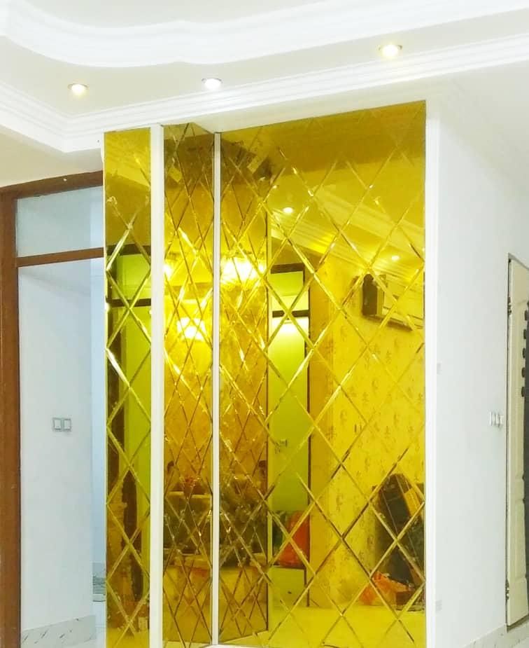 کاغذدیواری اینه دکوراتیو کناف بکTV پرده کابینت|خدمات پیشه و مهارت|زاهدان, |دیوار