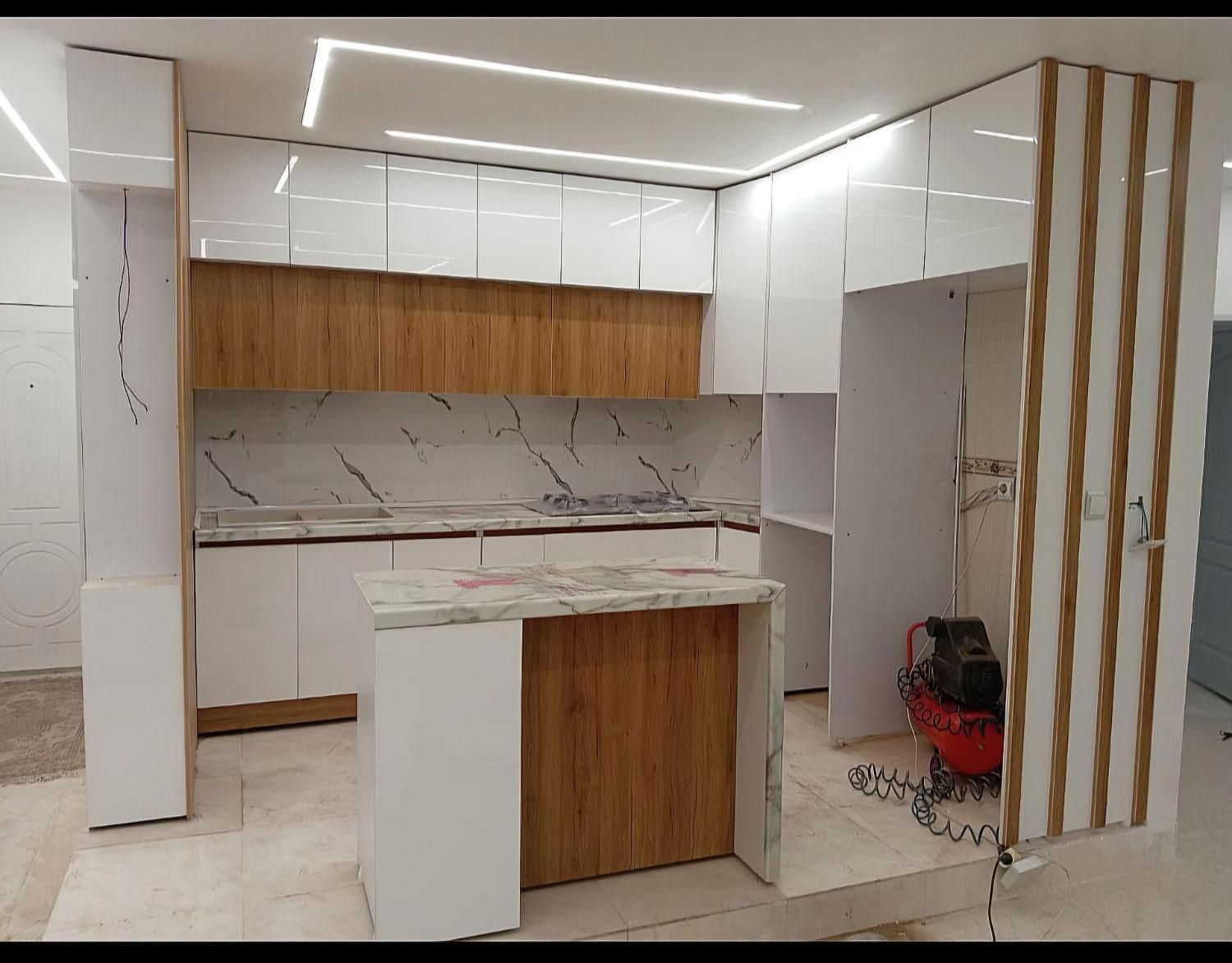 کابینت MDF هایگلاس ممبران نئوکلاسیک صفحه|مصالح و تجهیزات ساختمان|اصفهان, دوطفلان|دیوار