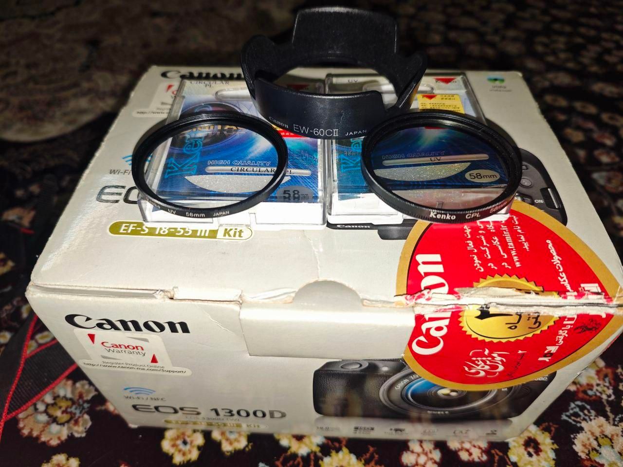دوربین عکاسی و فیلم برداری canon 1300d|دوربین عکاسی و فیلم‌برداری|تهران, مینا|دیوار