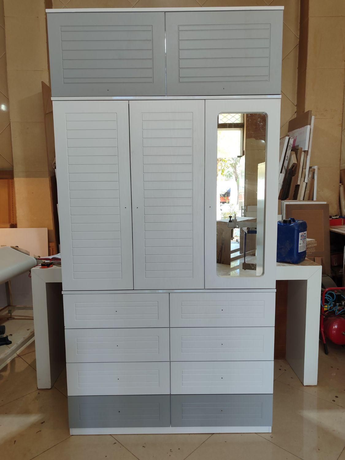 کمد 3تیکه باکس دار 2رنگ|جاکفشی، کمد، دراور|قزوین, |دیوار