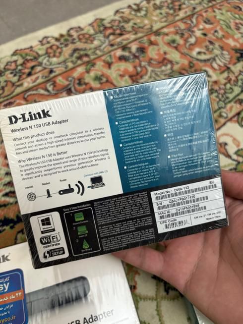 دانگل وای فای/کارت شبکه وایرلس d-link n150 dwa-usb|مودم و تجهیزات شبکه|تهران, شهرک غرب|دیوار