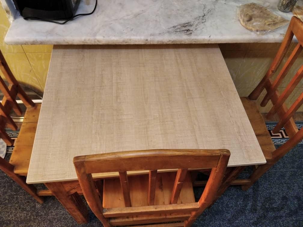 میز نهارخوری دست ساز ساخته شده با چوب نراد|میز و صندلی غذاخوری|خشکبیجار, |دیوار