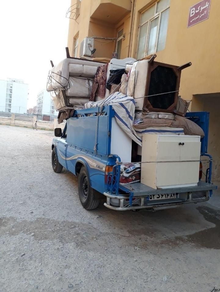 وانت تلفنی اتوبار حمل باراسباب منزل ماشین باکارگر|خدمات حمل و نقل|بندرعباس, |دیوار