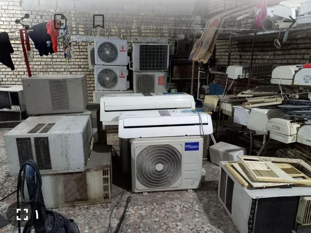 کولر سوخته تمامی کولرهای سوخته دوتکه و پنجره ای|کولر گازی و فن‌کوئل|بندر گناوه, |دیوار