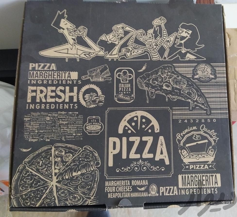جعبه پیتزا تولید کننده در قم فست فود