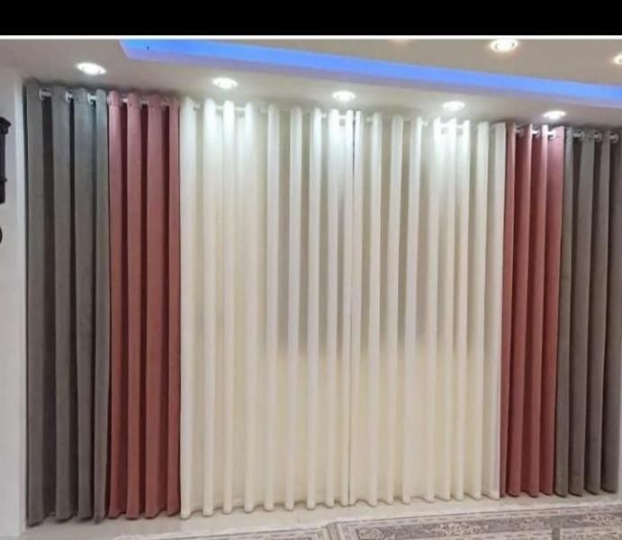 پرده حریر زیبا درشهرک کیهانشهر|پرده، رانر، رومیزی|کرمانشاه, |دیوار