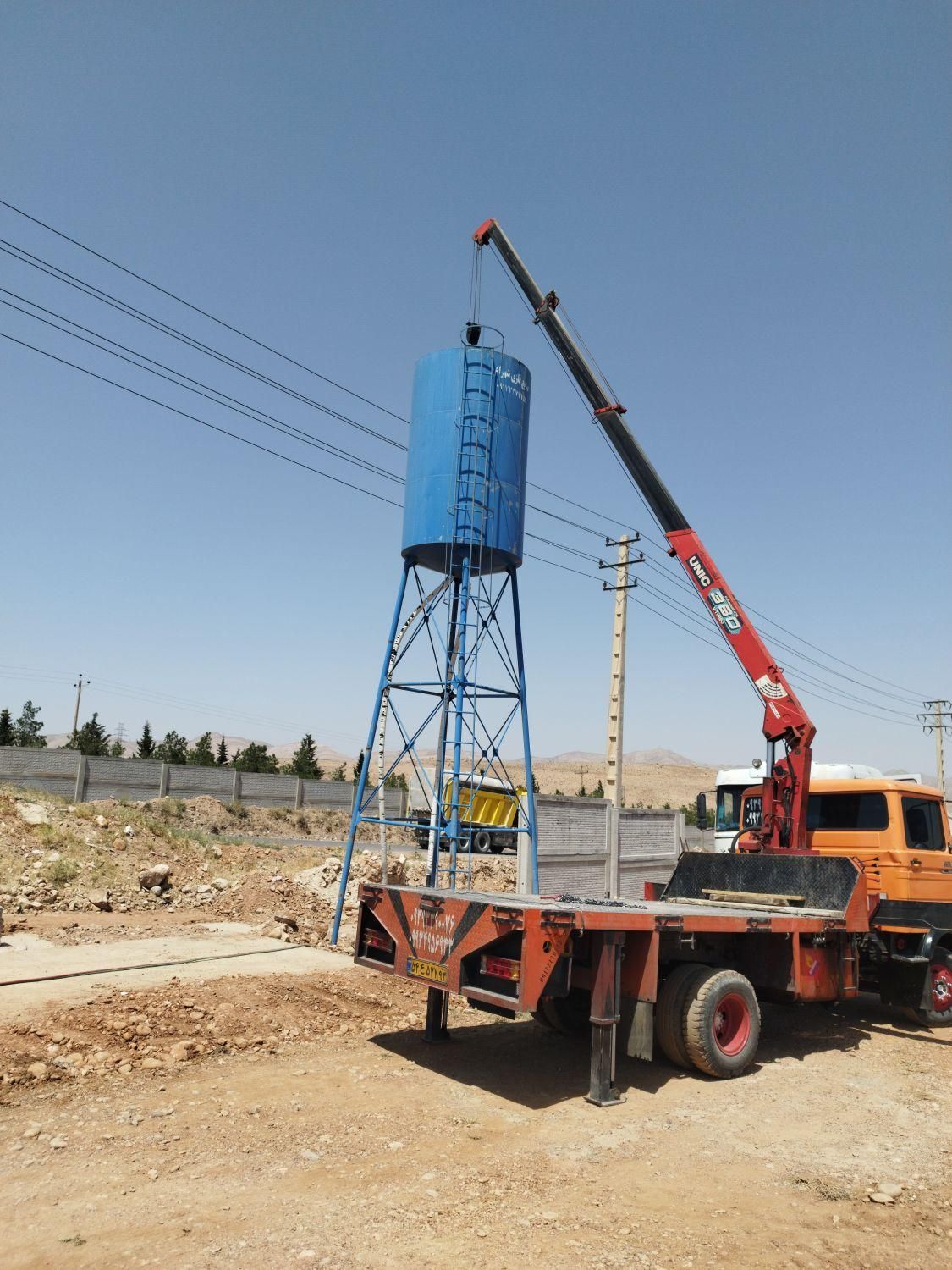 جرثقیل خاور دکل بلند|خدمات حمل و نقل|شیراز, شهرک گلستان|دیوار