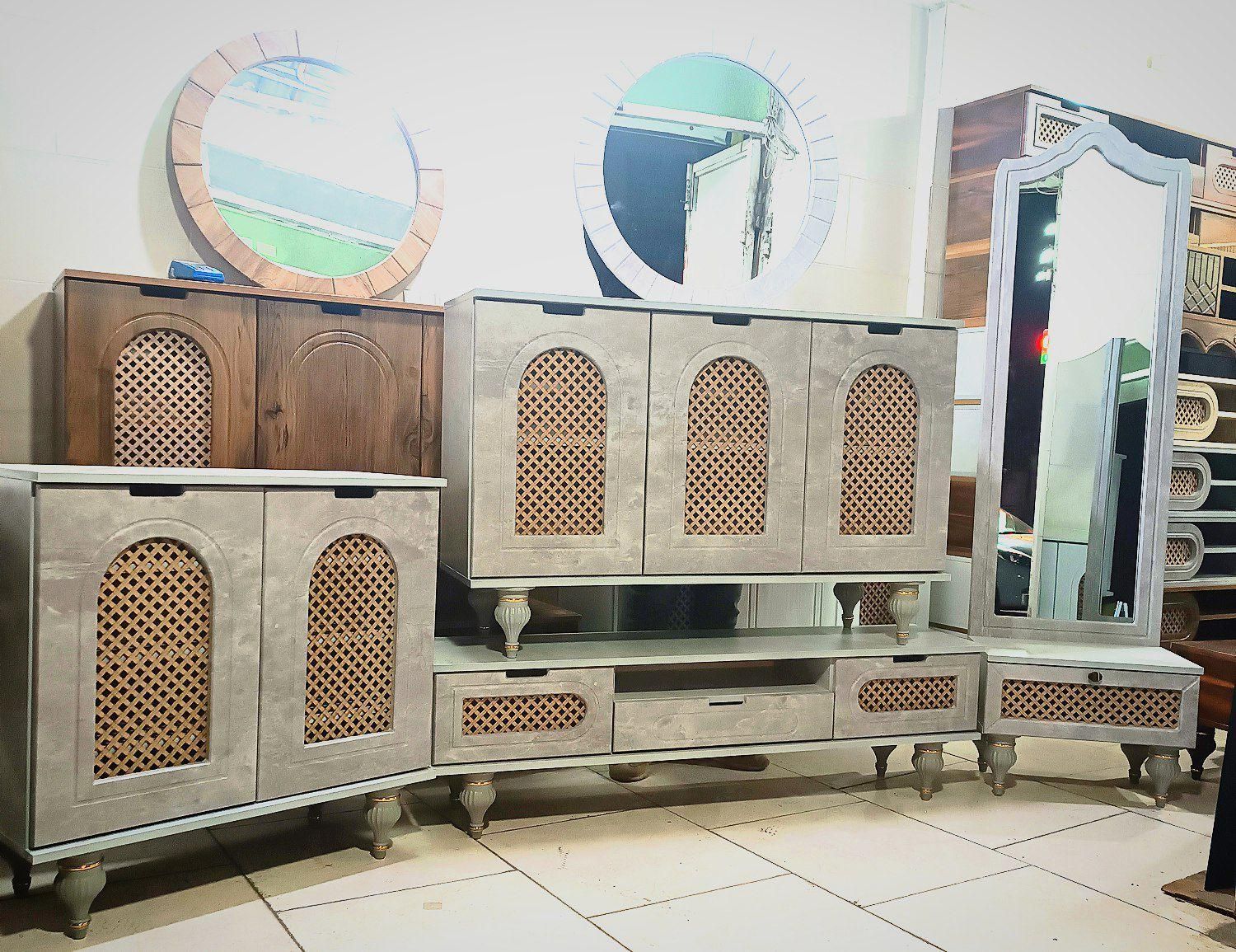 کنسول حصیری|بوفه، ویترین، کنسول|بیرجند, |دیوار