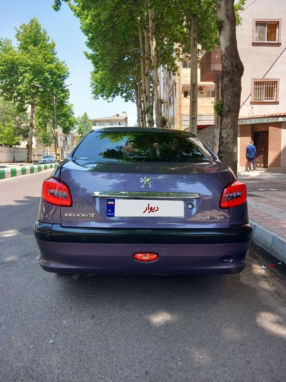 پژو 206 SD V8، مدل ۱۳۹۳|خودرو سواری و وانت|رشت, جهاد|دیوار