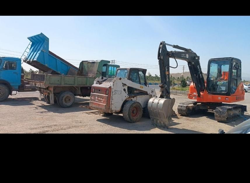 حمل نخاله و مصالحه کندن استخر گودبرداری بابکت بیل|خدمات حمل و نقل|کرج, فاز ۲ مهرشهر|دیوار