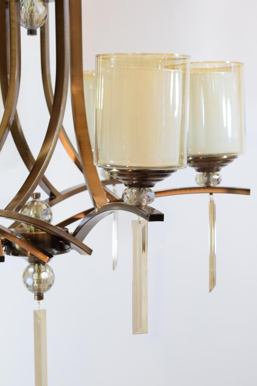 لوستر مدرن پروفیلی دو گلس|لوستر و چراغ آویز|تبریز, |دیوار