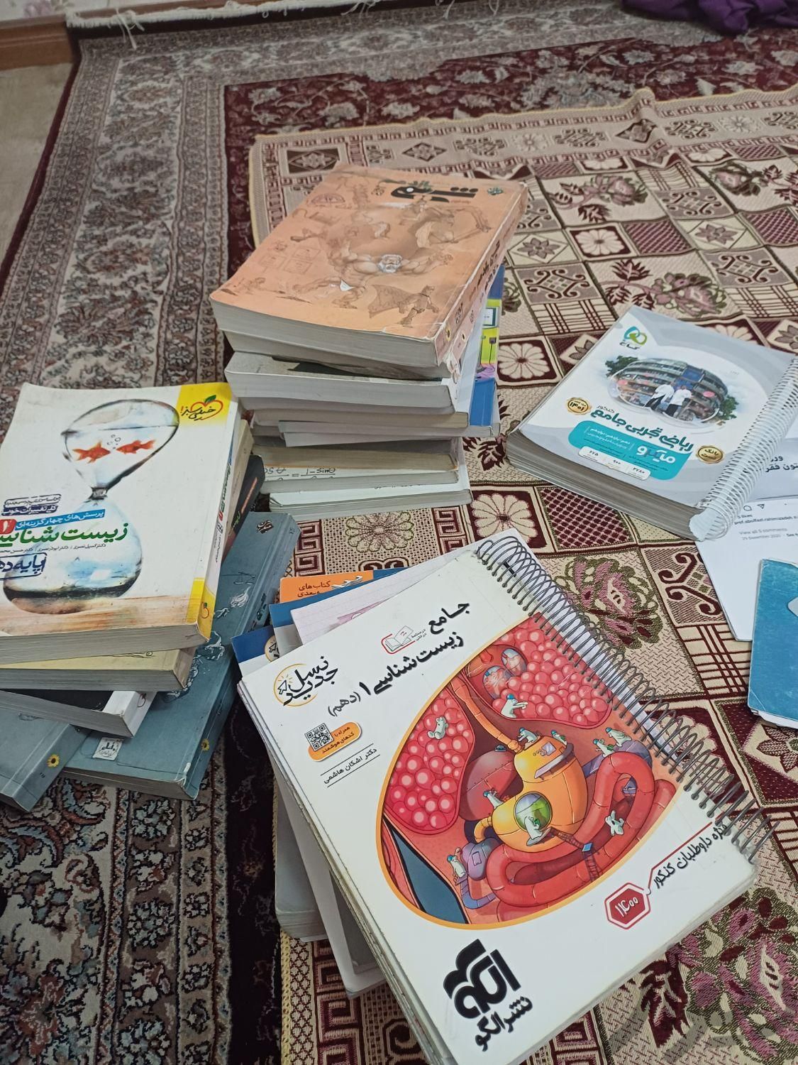کتابای تجربی به فروش می رسه|کتاب و مجله آموزشی|زنجان, |دیوار