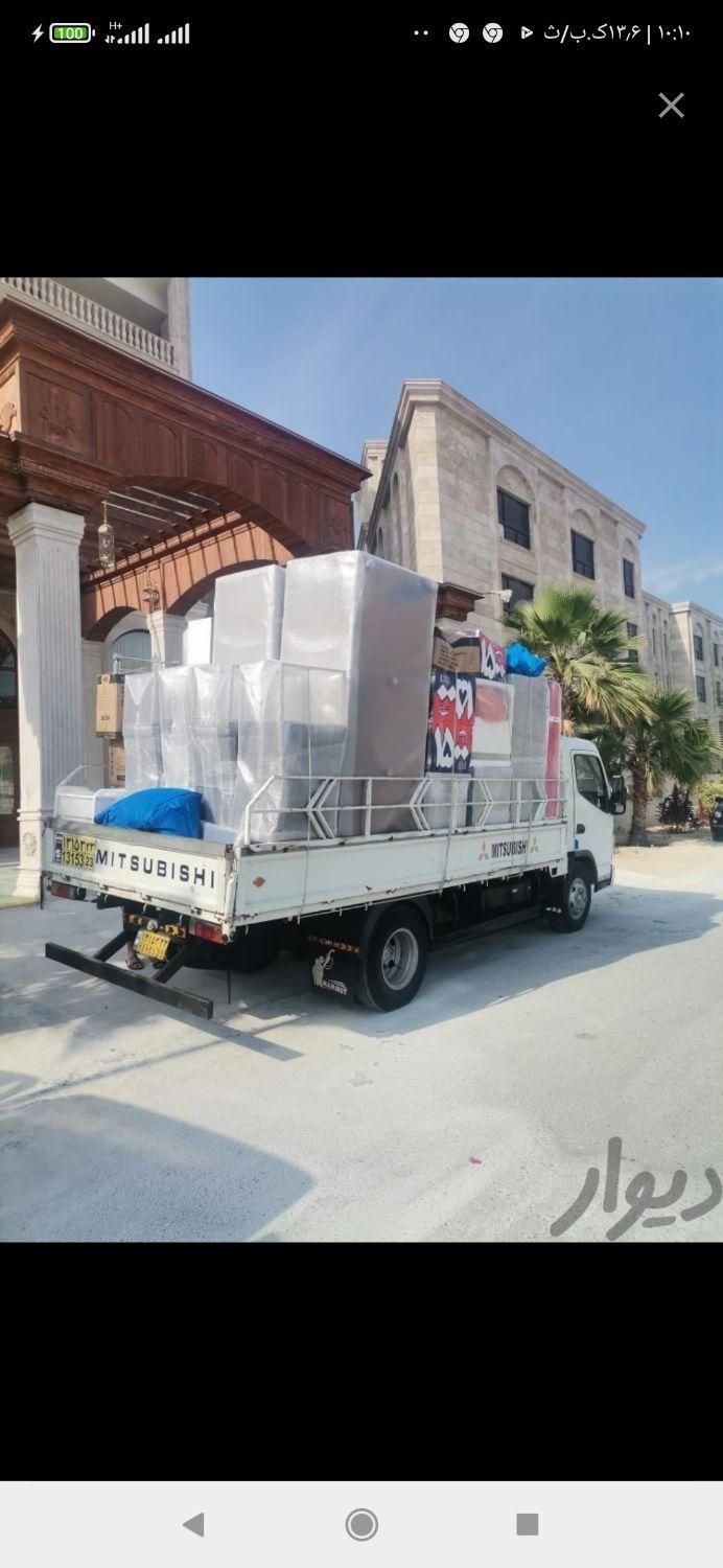 باربری حمل بار اثاثیه منزل شش چرخ کارگر ماهر|خدمات حمل و نقل|کیش, |دیوار