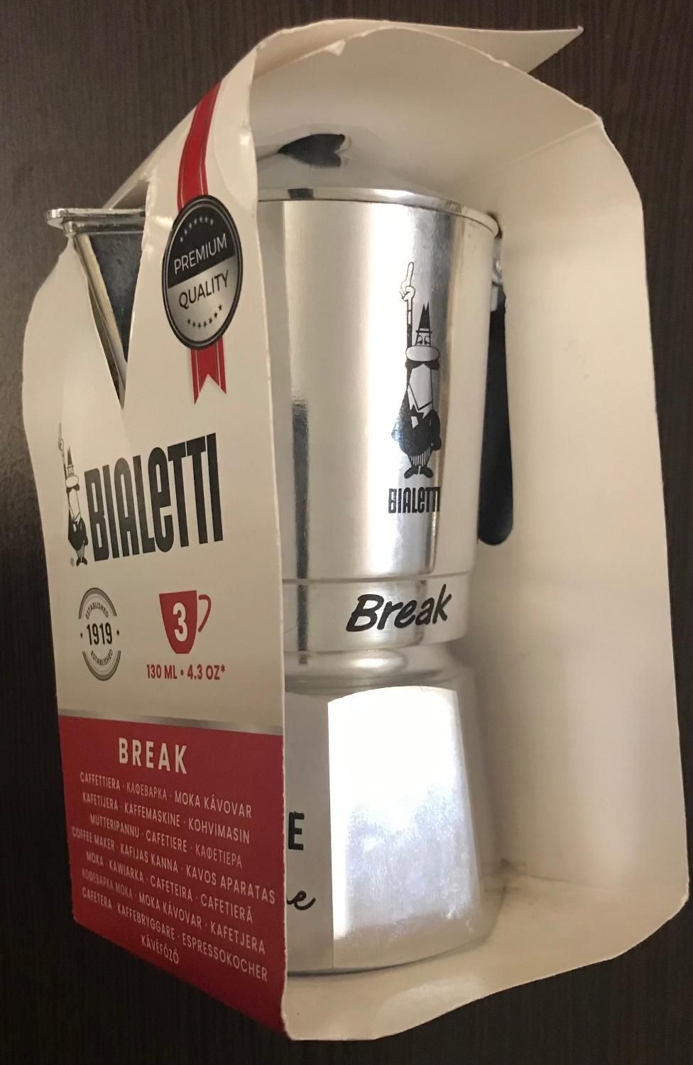 موکاپات بیالتی اصل ایتالیا - Bialetti break 3 cup|قوری، کتری، قهوه‌ساز دستی|تهران, عباس‌آباد|دیوار