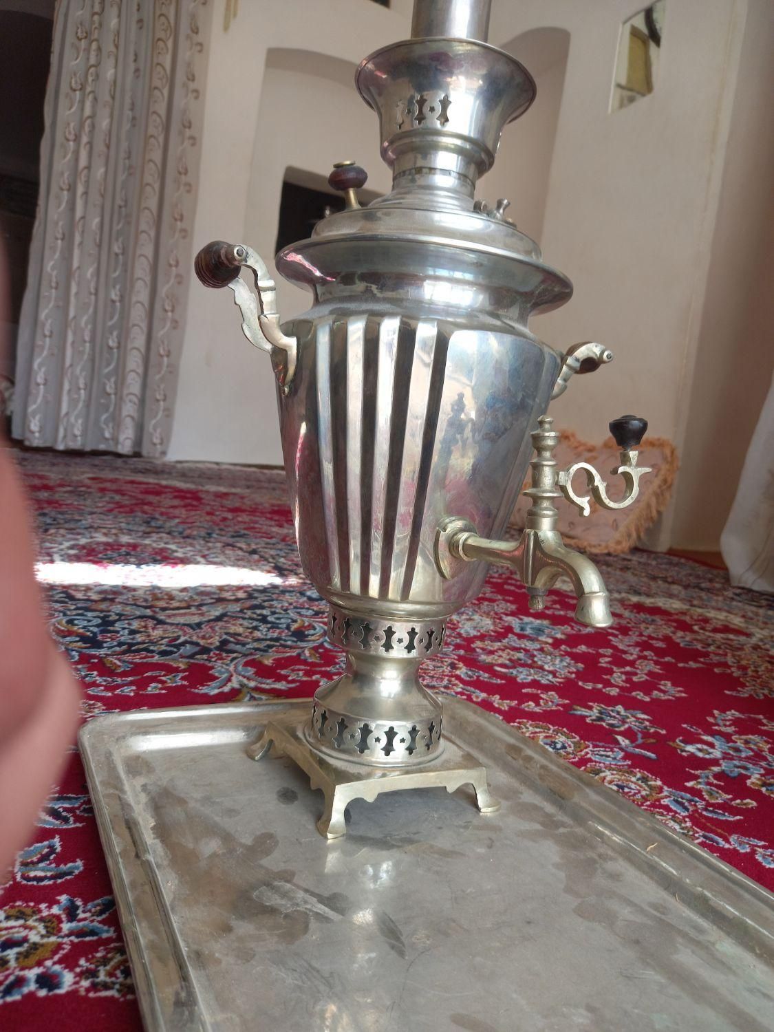 سماور ذغالی ورشاب|قوری، کتری، قهوه‌ساز دستی|خمینی‌شهر, |دیوار