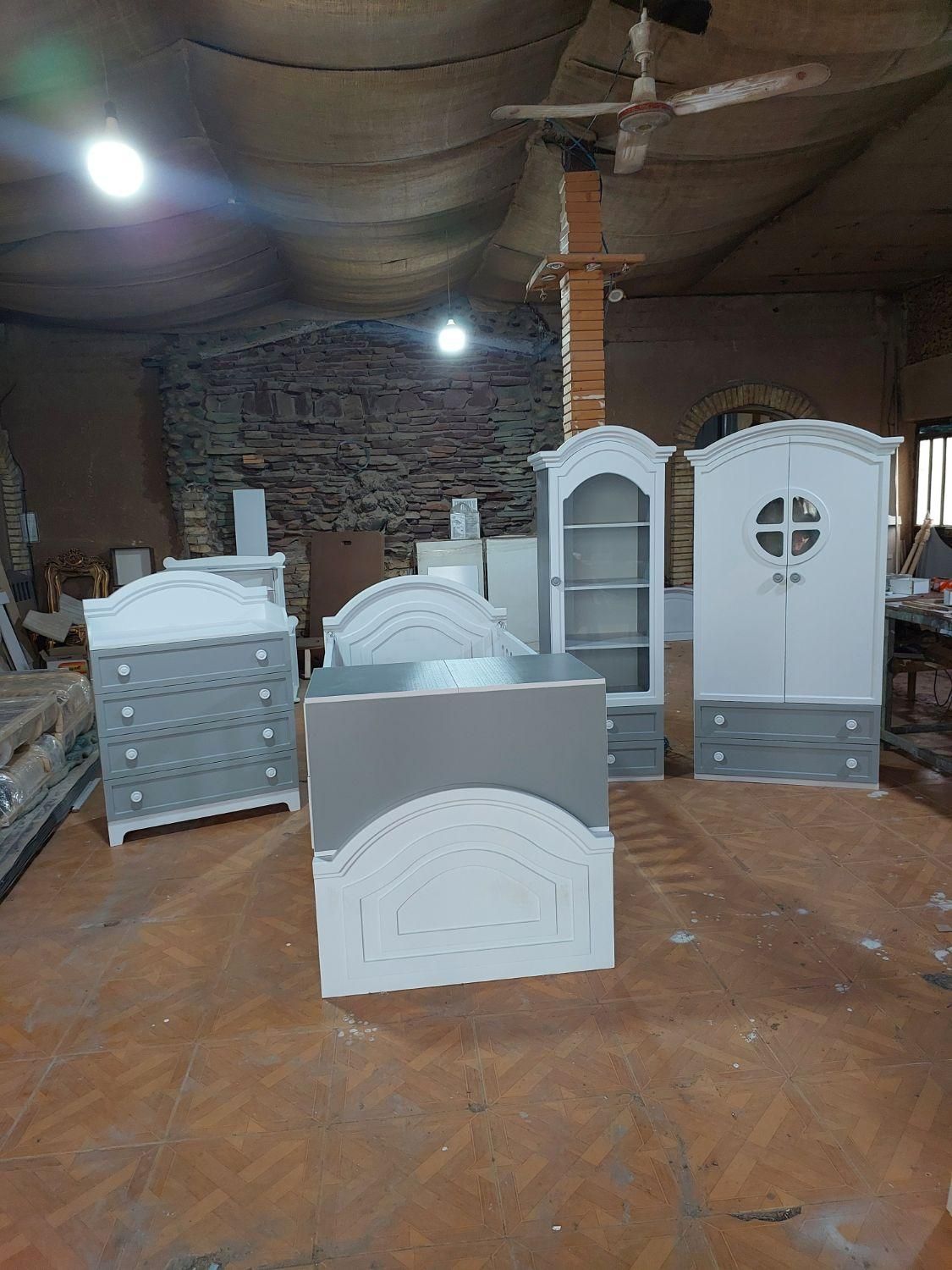 سرویس خواب نوزاد نوجوان مدل کرال، سیسمونی|تخت و سرویس خواب|رباط‌کریم, |دیوار