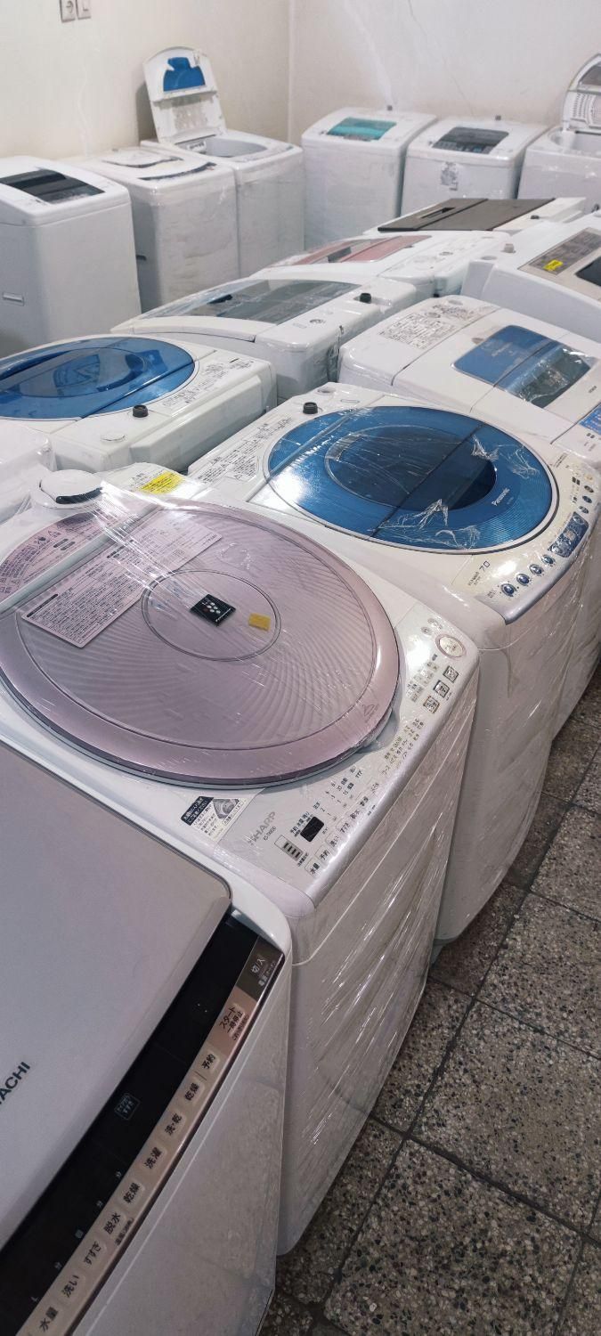 ماشین لباسشویی شارپ هوشمند ژاپنی فول اتوماتیک|ماشین لباسشویی و خشککن لباس|اهواز, سپیدار|دیوار