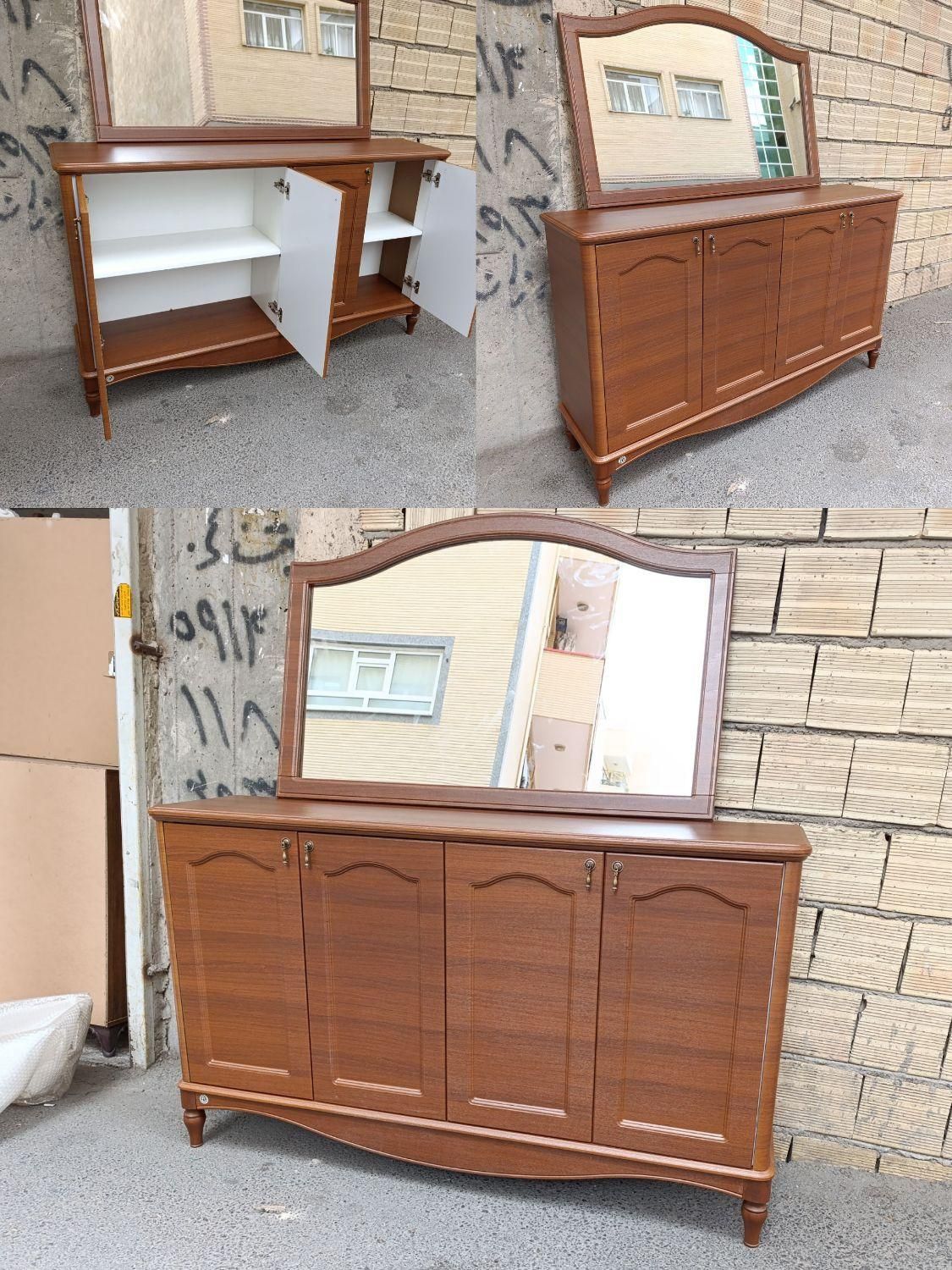 آینه کنسول مدل فلوما|بوفه، ویترین، کنسول|تبریز, |دیوار