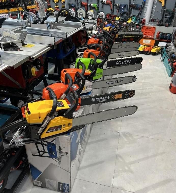 اره موتوری بنزینی زنجیری شارژی برقی درخت بر تضمینی|ماشین‌آلات صنعتی|مشهد, هنرور|دیوار