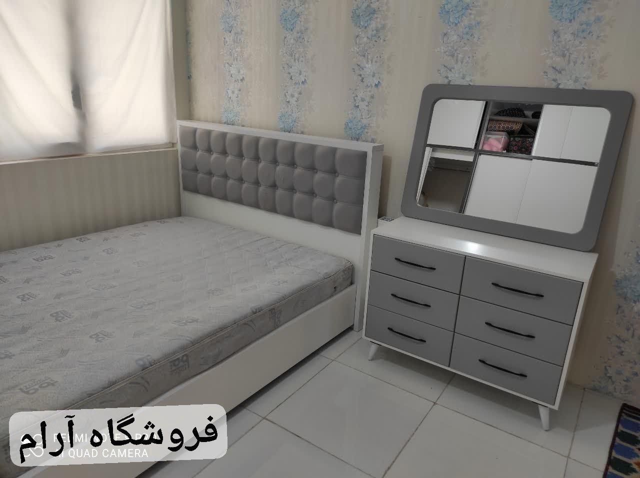 تخت خواب دونفره ویدا /سرویس کامل/فروشگاه آرام|تخت و سرویس خواب|کرج, منظریه|دیوار