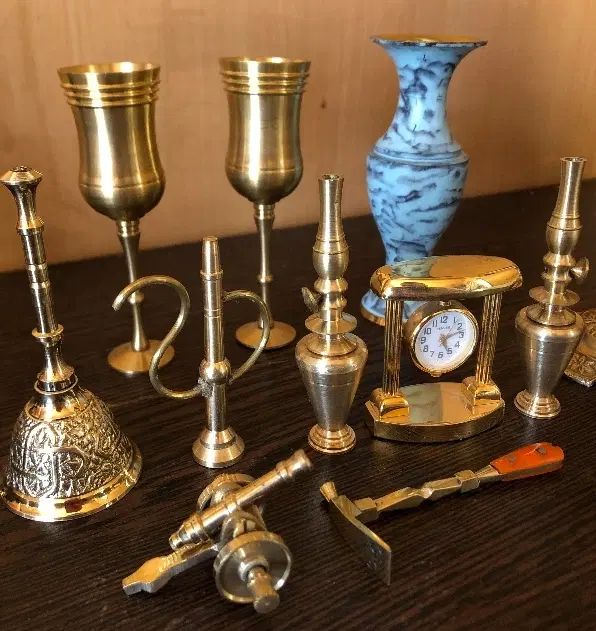 ساعت رومیزی برنجی|صنایع دستی و سایر لوازم تزئینی|تهران, مطهری|دیوار