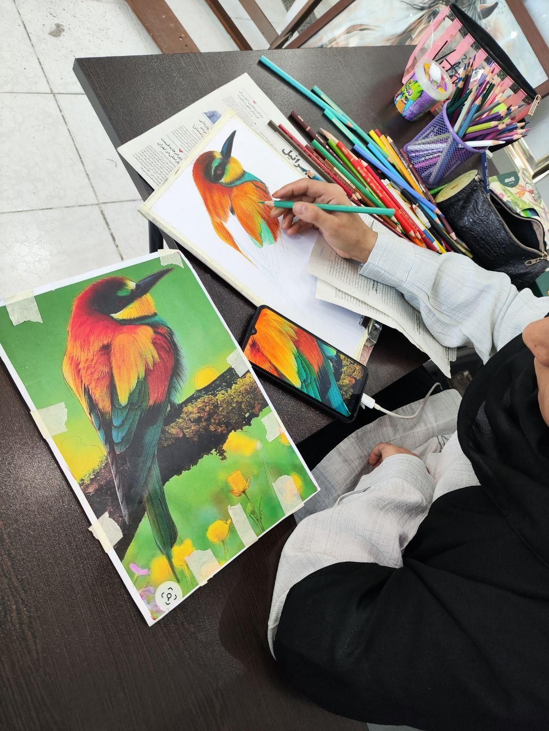 آموزش نقاشی کودکان|خدمات آموزشی|اصفهان, شیخ اشراق|دیوار