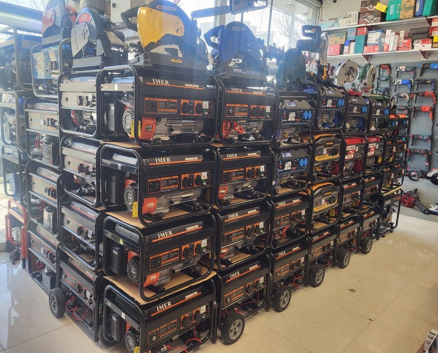 موتور برق تمام مس استارتی هندلی بنزینی موتوربرق مس|عمدهفروشی|مشهد, هنرور|دیوار