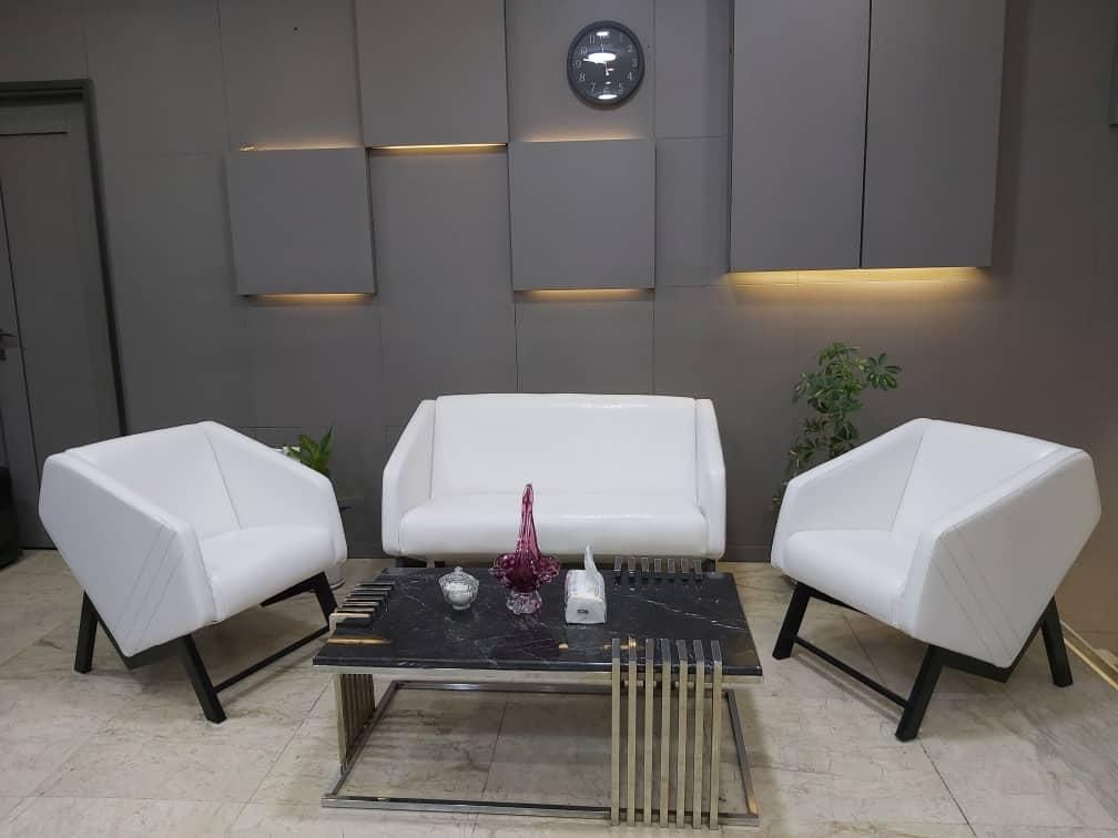 مبلمان اداری سفید مدل هشت|دفتر کار|تهران, یافت آباد جنوبی|دیوار