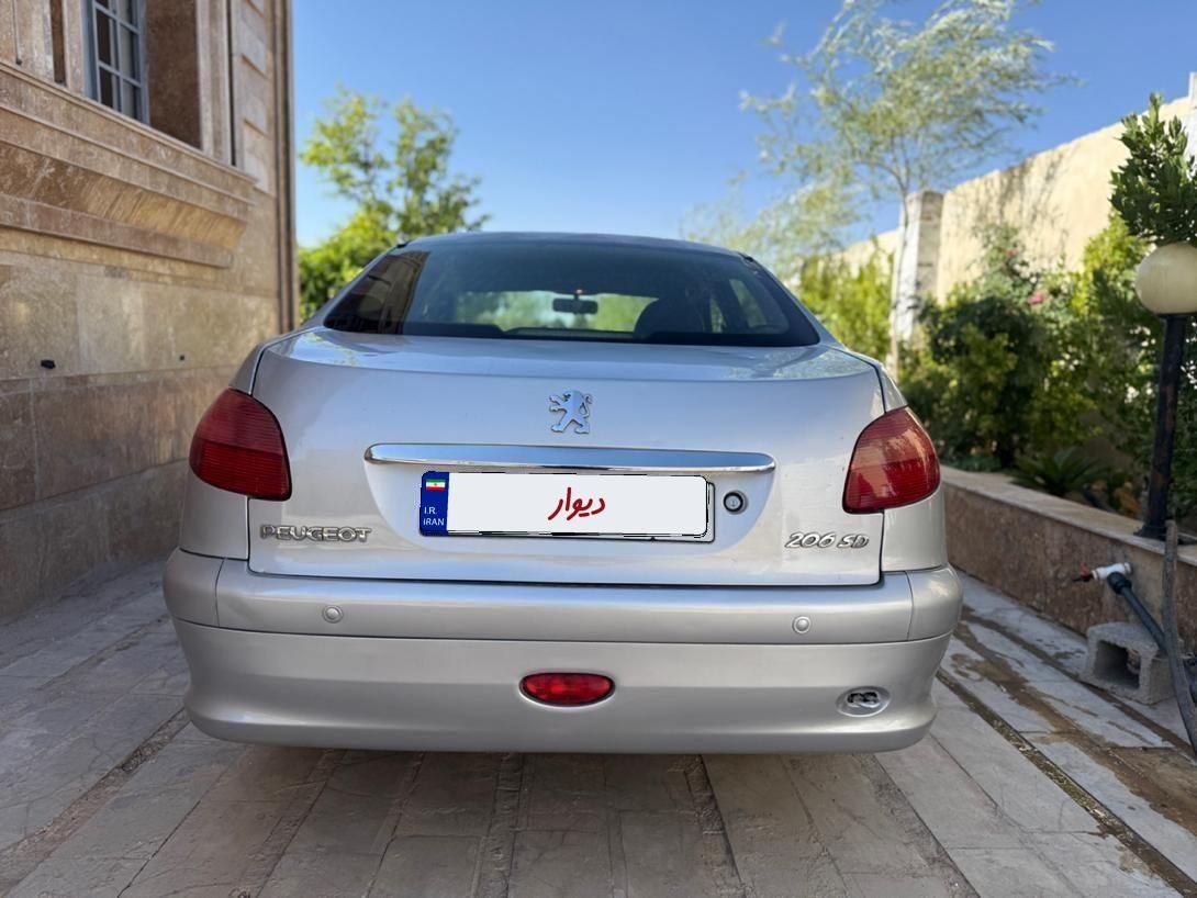 پژو 206 SD V8، مدل ۱۳۸۶|خودرو سواری و وانت|شیراز, زرهی|دیوار