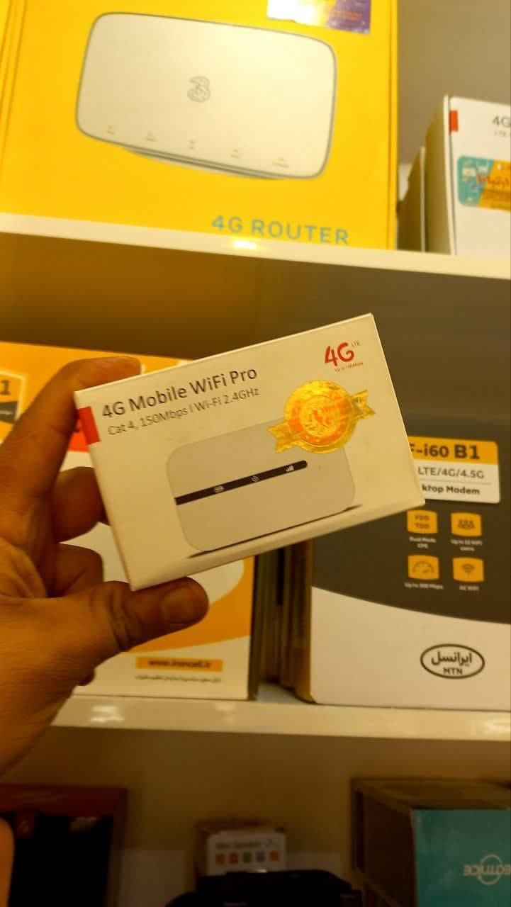 مودم جیبی 4G آنلاک با سیمکارت و اینترنت هدیه|مودم و تجهیزات شبکه|اصفهان, عسگریه|دیوار
