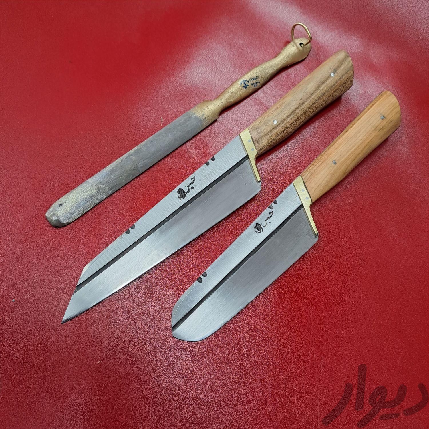 چاقوی زنجان چاقو قصابی سلاخی ست کامل سه عددی|ظروف پخت‌وپز|اهواز, زیتون کارمندی|دیوار