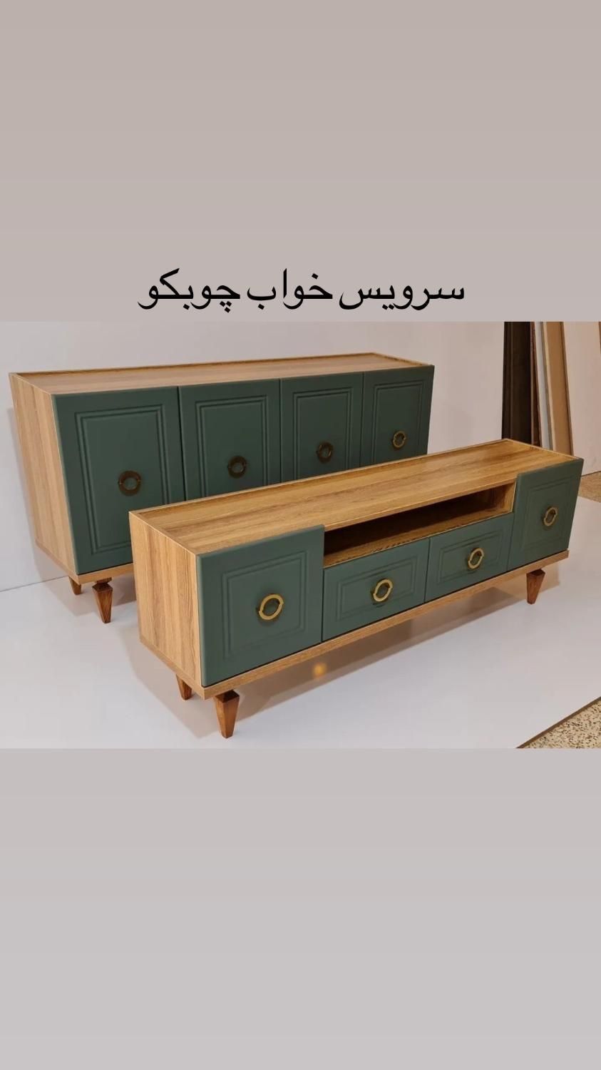 کنسول میز تلویزیون چوبکو|بوفه، ویترین، کنسول|مشهد, الهیه|دیوار