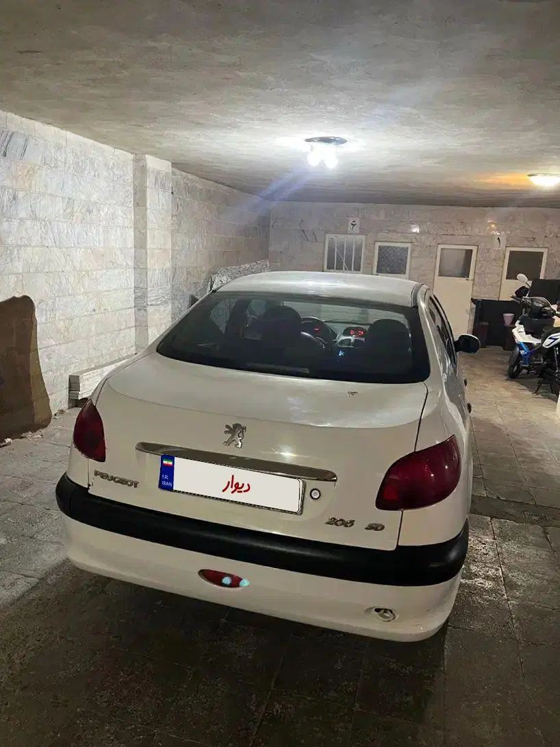 پژو 206 V8 sd|خودرو سواری و وانت|تهران, شهرآرا|دیوار