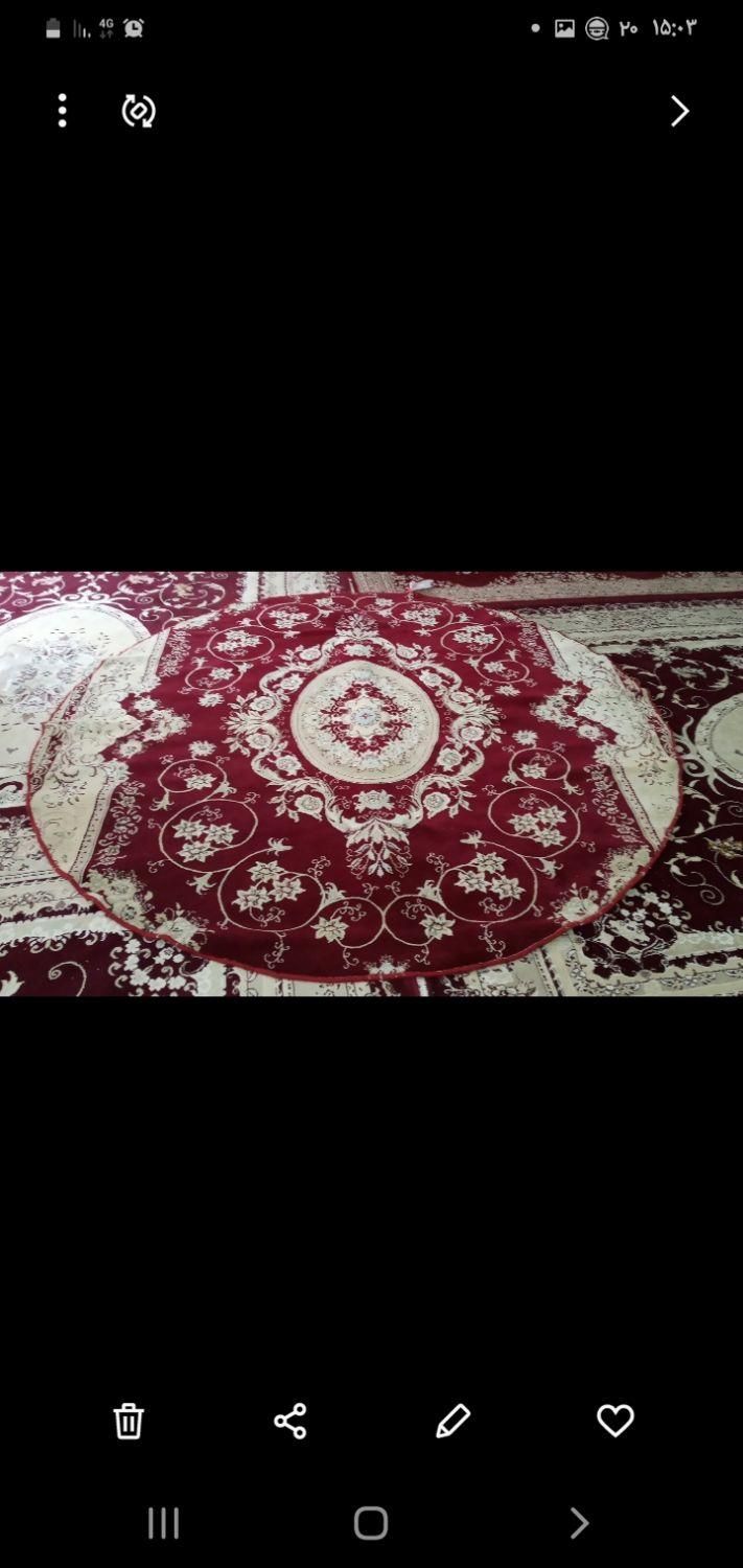 فرش۶متری کناره وفرش گرد|فرش|سبزوار, رضوی|دیوار