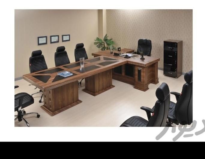 میز مدیریت مدرن نیم ست ومبلمان اداری مدرن|دفتر کار|اصفهان, رهنان|دیوار