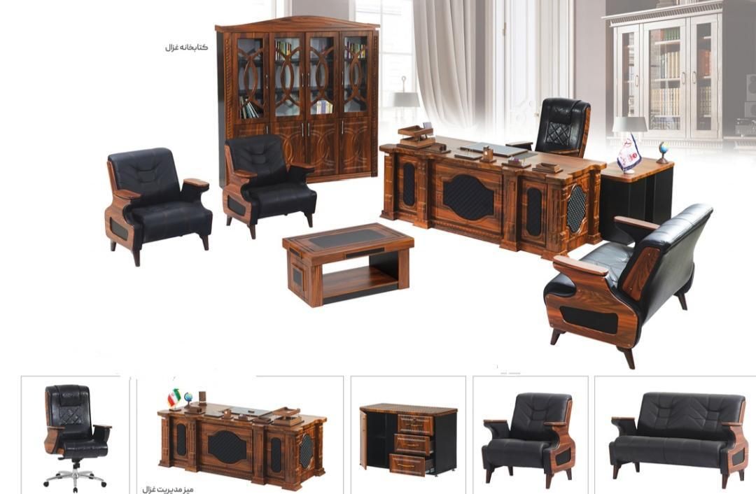 میز صندلی کنفرانس و مدیریت|مبلمان اداری|اصفهان, ملاصدرا|دیوار