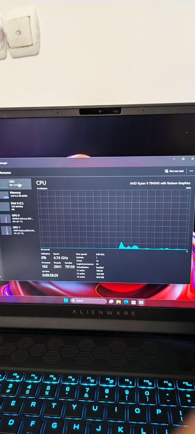لپ تاپ دل alienware|رایانه همراه|تهران, ارم|دیوار