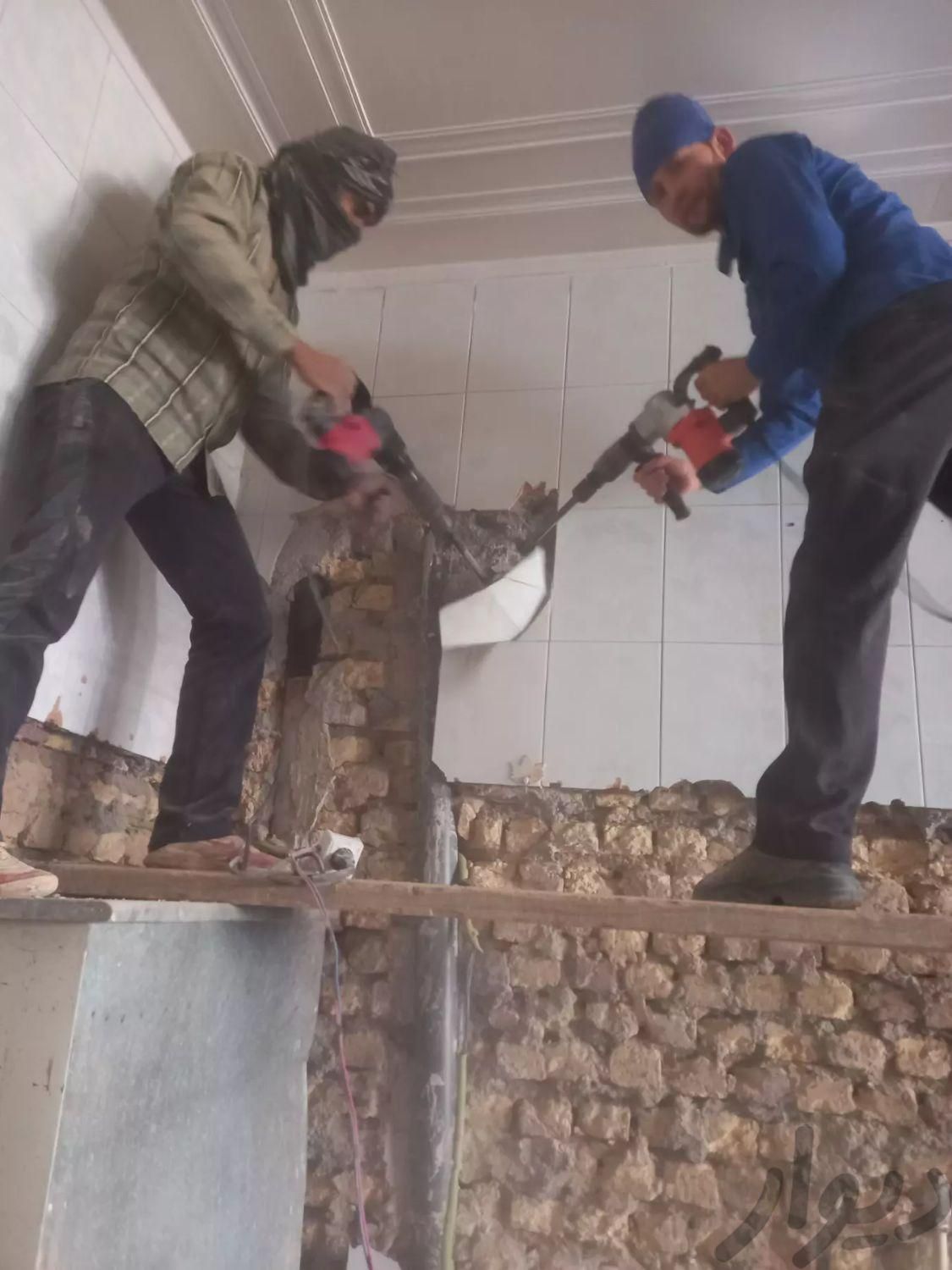 تخریب ساختمان با گارگران ماهر افغانستانی|خدمات پیشه و مهارت|قم, امامزاده ابراهیم|دیوار