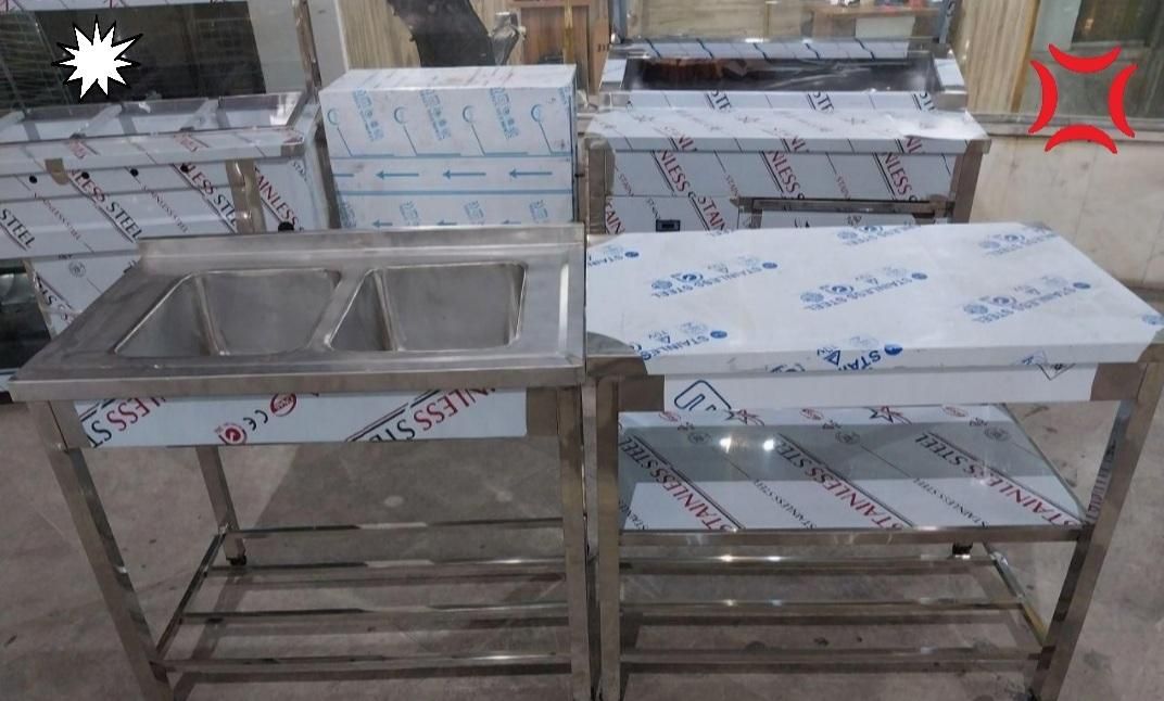 میزکار سینک صنعتی آبچکان میز کار استیل|کافی‌شاپ و رستوران|اصفهان, جاوان|دیوار