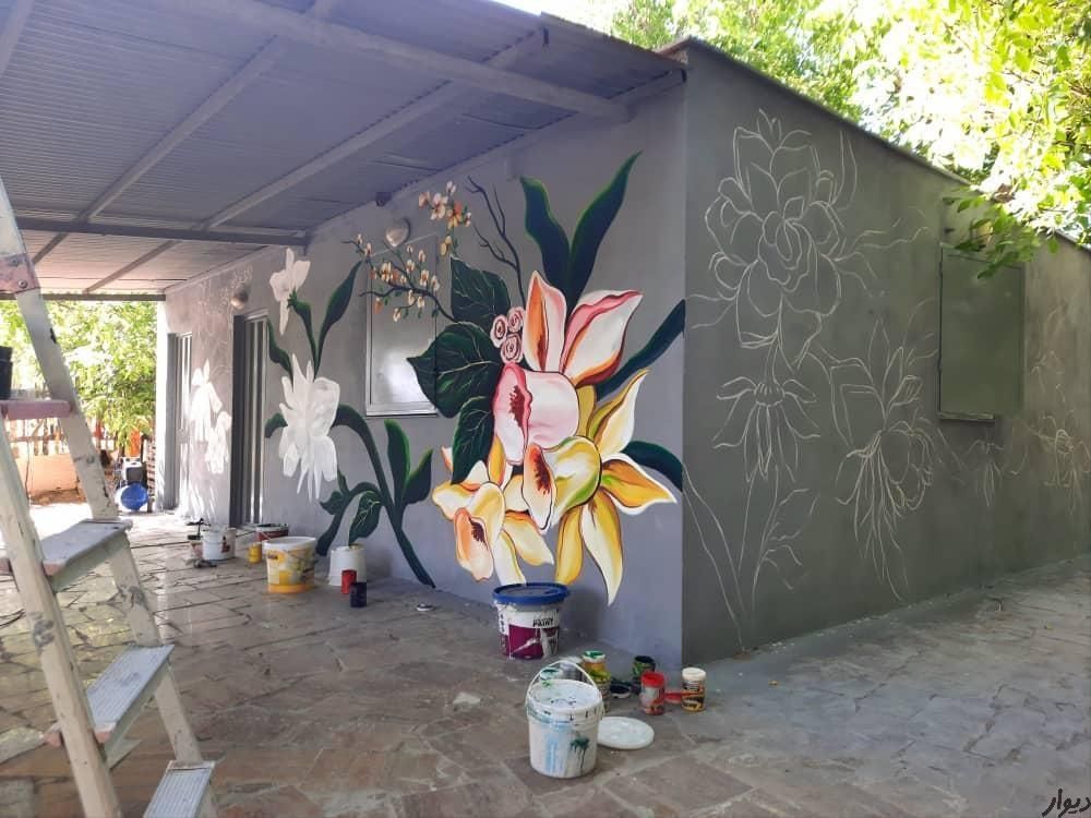 دیوارنویسی مدارس و نقاشی باغ دیوار نویسی|خدمات پیشه و مهارت|تهران, تهرانسر شرقی|دیوار