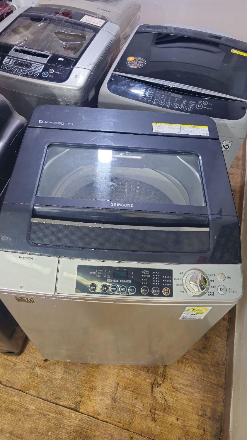 ماشین لباسشویی ۱۸ کیلویی اصل کره‌|ماشین لباسشویی و خشک‌کن لباس|اهواز, سپیدار|دیوار